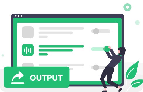 customize audible output parameters
