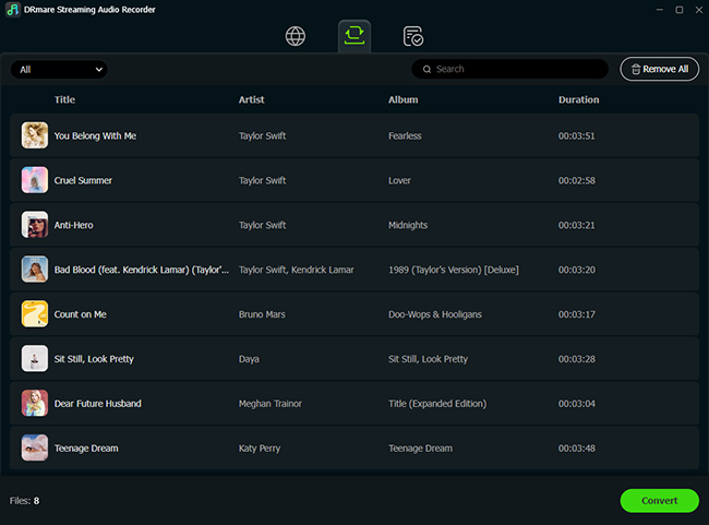 convert streaming audio