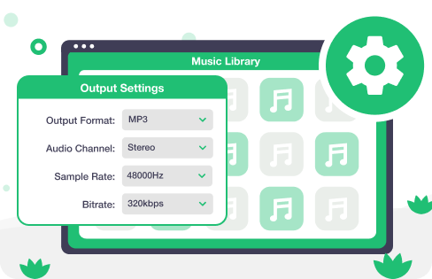 customize and manage streaming music library