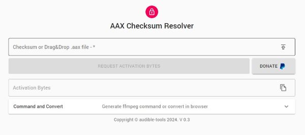 aax checksum resolver to remove drm from audible books online free