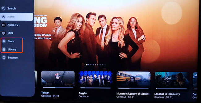 access itunes extras and purchases on samsung tv