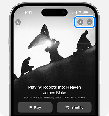 add apple music to library iphone