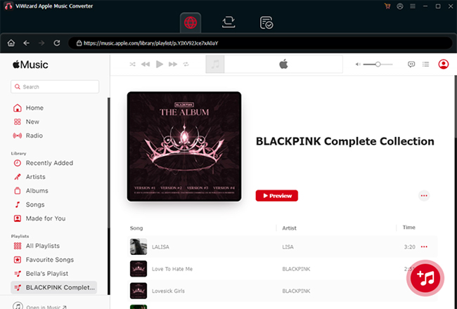 add apple music to queue viwizard
