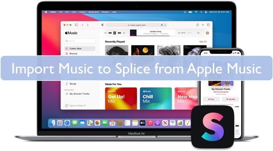 add apple music to splice