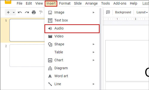 add music from apple music to google slides