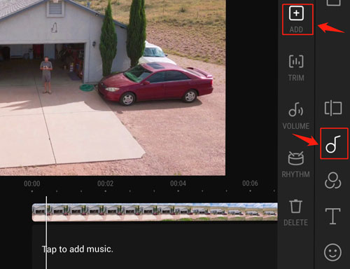 add amazon music on dji fly