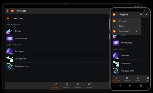 add spotify to djay on android