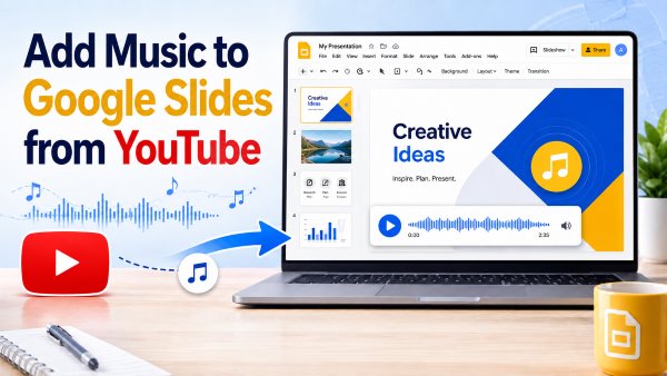 add music to google slides from youtube