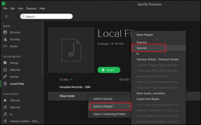 add itunes songs to spotify playlist