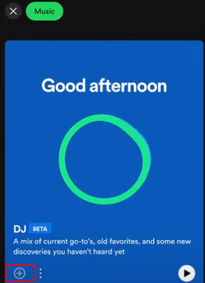add spotify ai dj songs