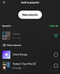 add spotify playlist to other playlist or create new playlist