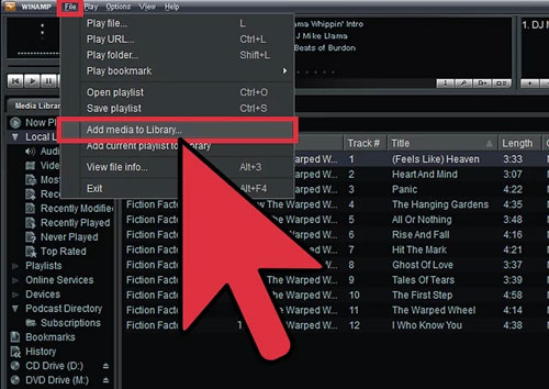 add spotify files to winamp