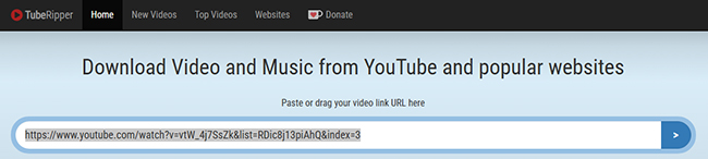 add youtube video to tuberipper
