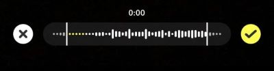 adjust slider of apple music on snapchat