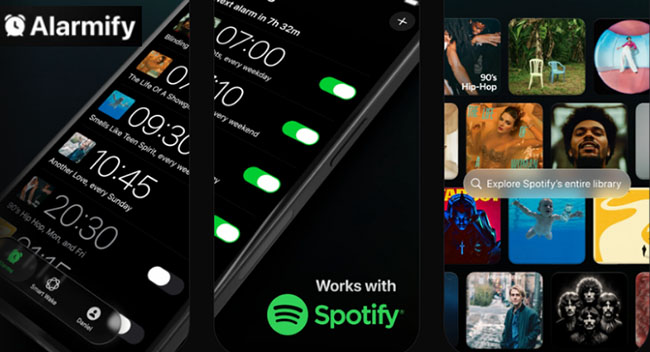 alarmify spotify alarm app for iphone