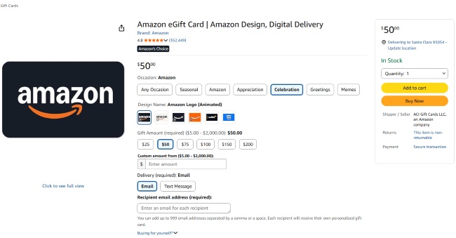 amazon gift card for audible