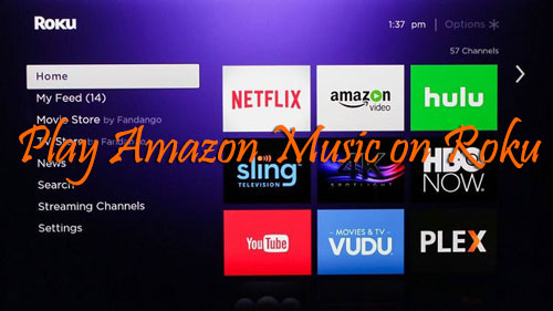 play amazon music on roku