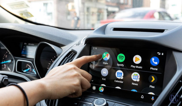 play iphone music in car via android auto