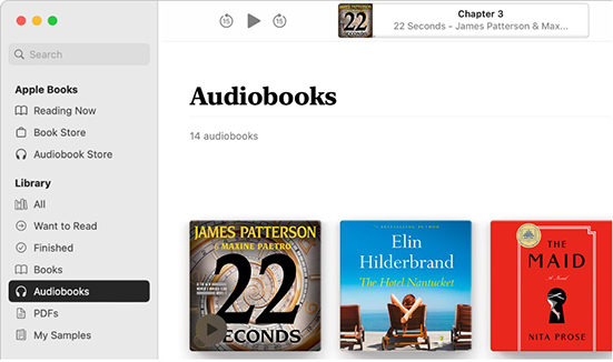 apple books audiobooks