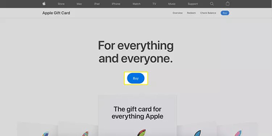 buy apple gift card for apple music