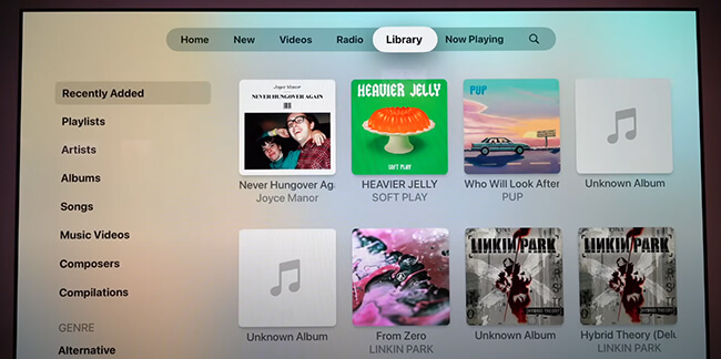 apple music app on apple tv