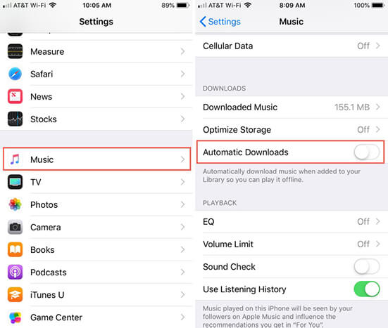 download all music on apple music via automatic downloads