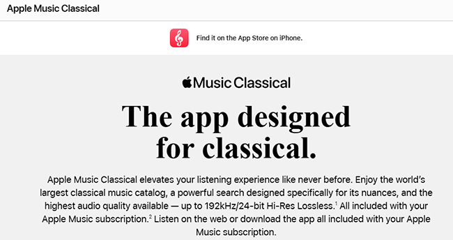 apple music classical