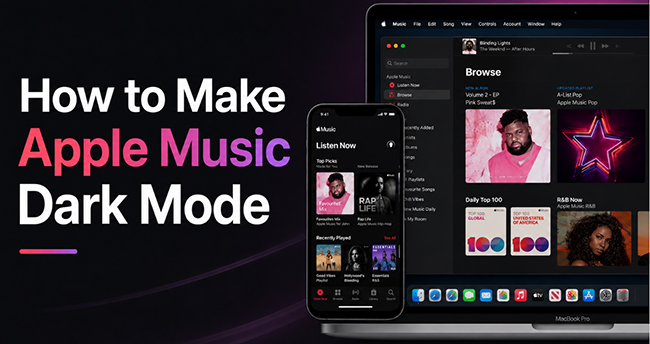 apple music dark mode