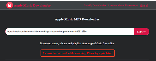 apple music downloader not working