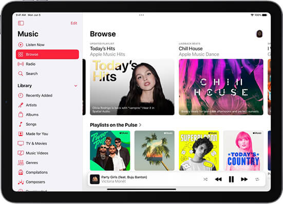 apple music for ipad
