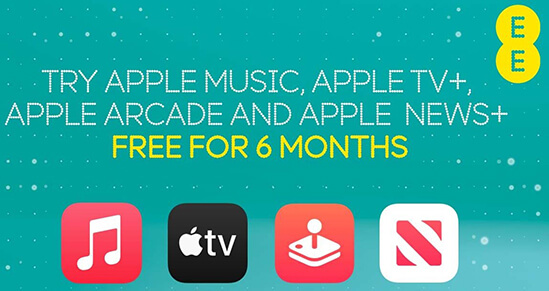 get apple music 6 months free code by ee