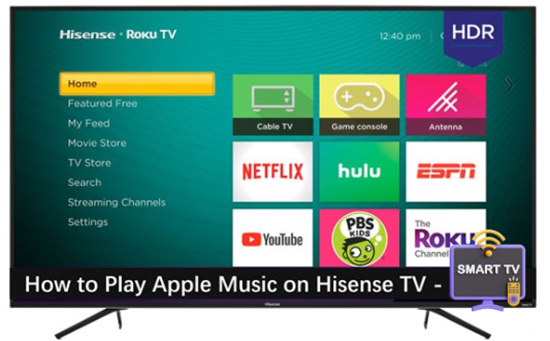 play apple music on hisense tv