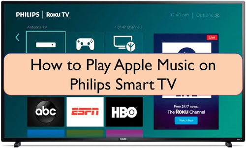 get apple music on philips tv