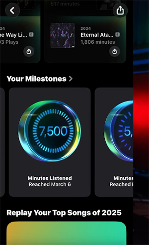 apple music replay ministones