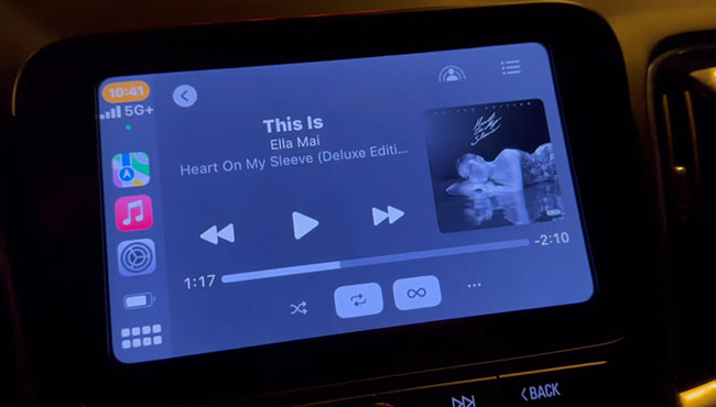 click apple music shareplay in car