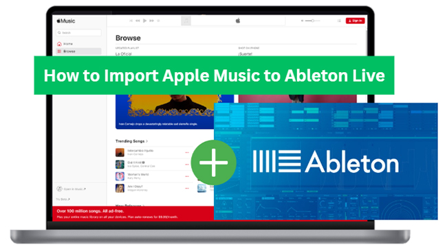import apple music to ableton live