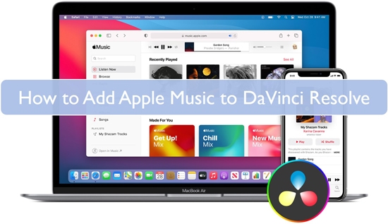 add apple music to davinci resolve