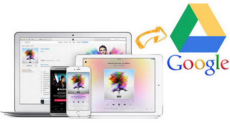 upload apple music to google drive