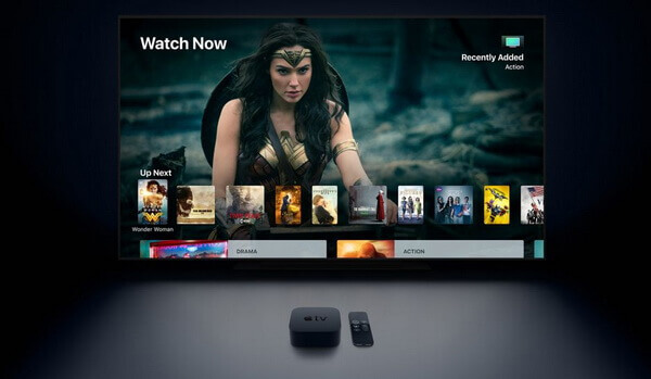cast itunes to samsung smart tv via apple tv 4k