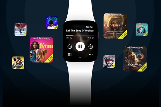 listen to audible on apple watch without phone