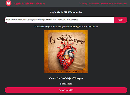 applemusicdownloader convert apple music to mp3 free online