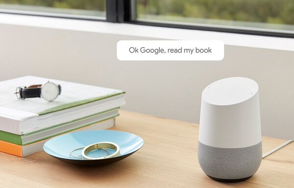 audible audiobooks to google home
