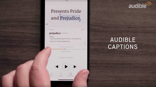 audible captions demo