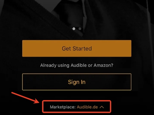 switch audible marketplace