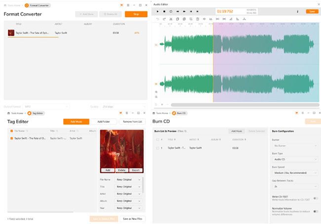 audifab spotify music converter tools free test