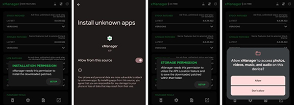 authorize xmanager to install