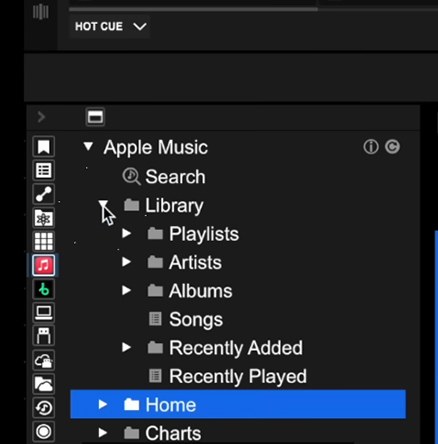browse apple music in rekordbox