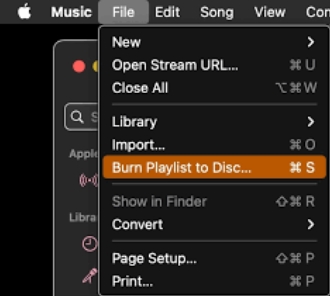 burn apple music to cd via apple music app