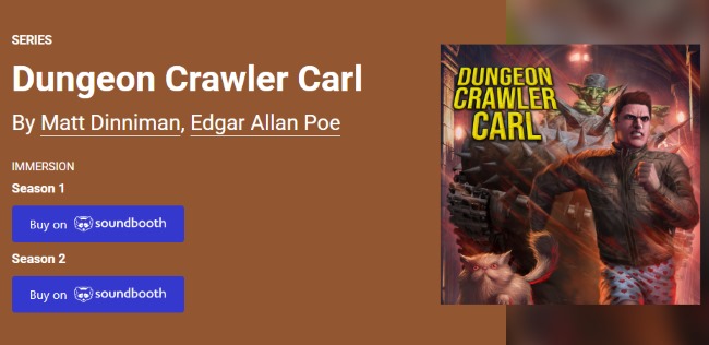 buy dungeon crawler carl on soundbooth