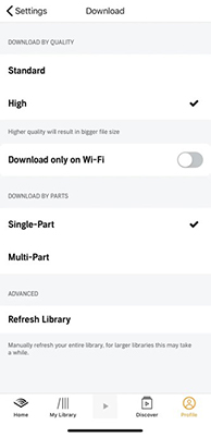 check audible download settings to fix audible not downloading to apple watch